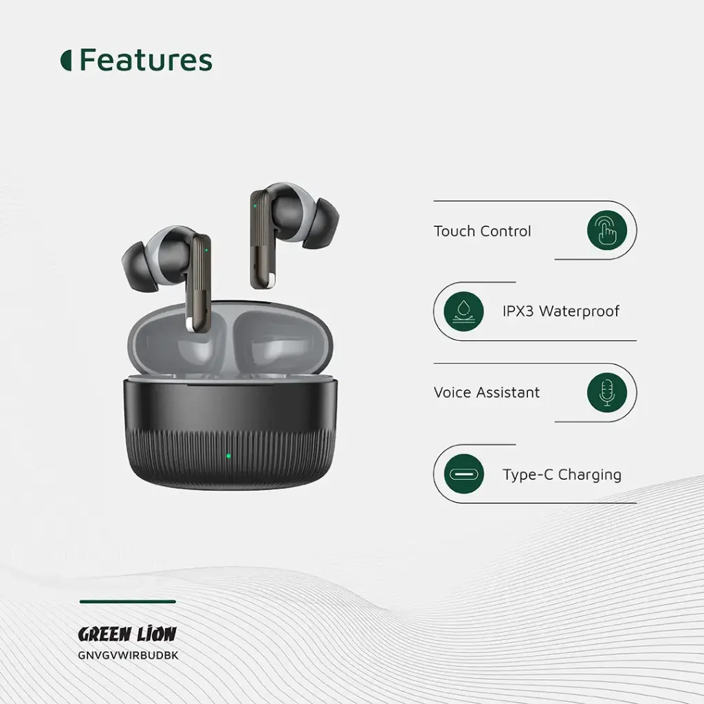Green Lion Vancouver Wireless Earbuds 6