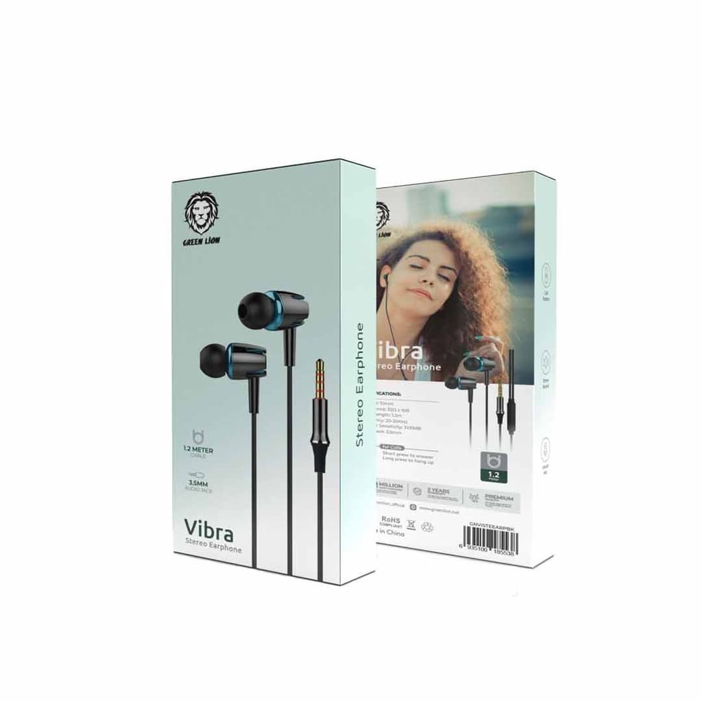 Green Lion Vibra Stereo Earphone 2