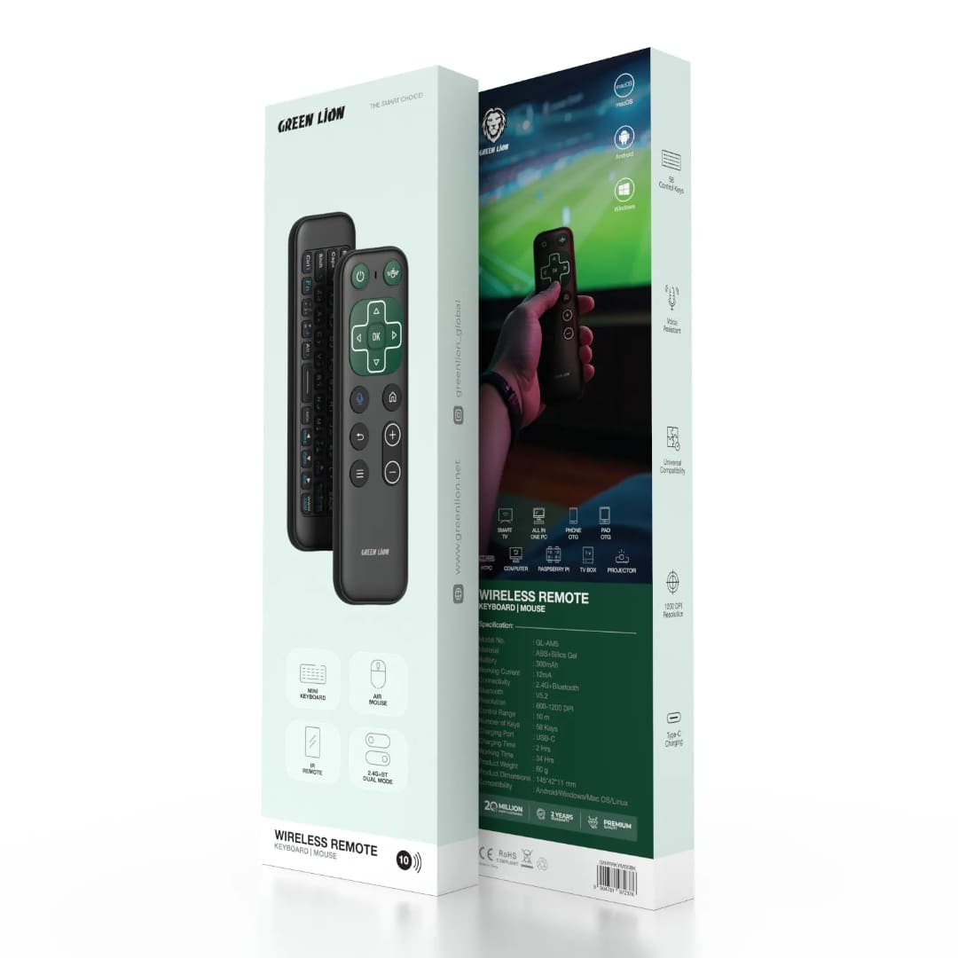 Green Lion Wireless Remote with Keyboard and Mouse 5