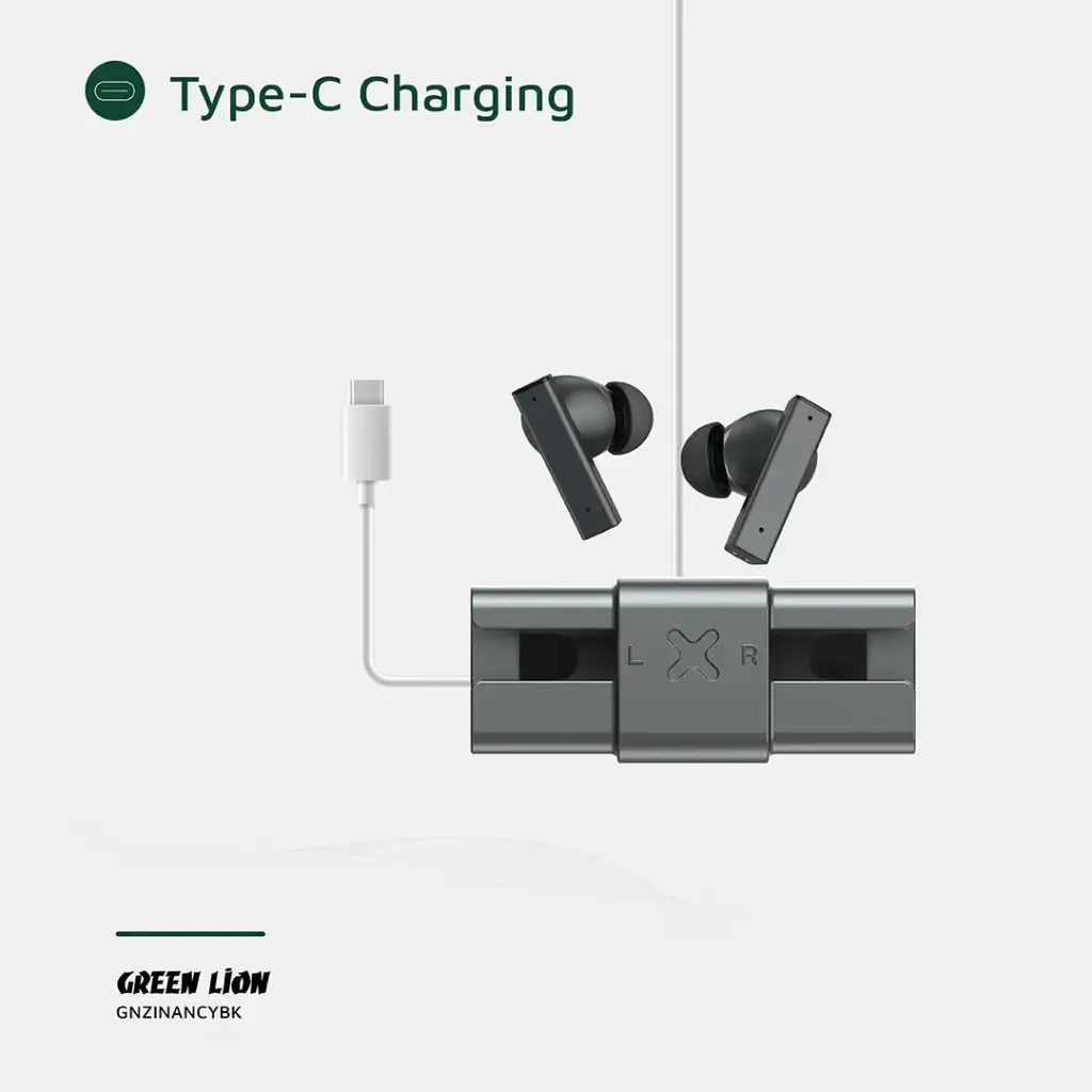 Green Lion ZINC Y Metal Earbuds TWS with ANC 2