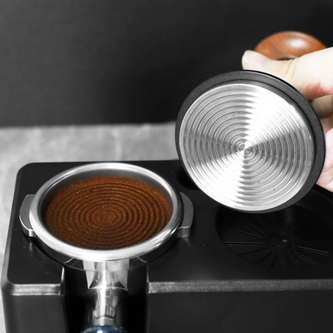 Adjustable Coffee Tamper with Wooden Handle 4