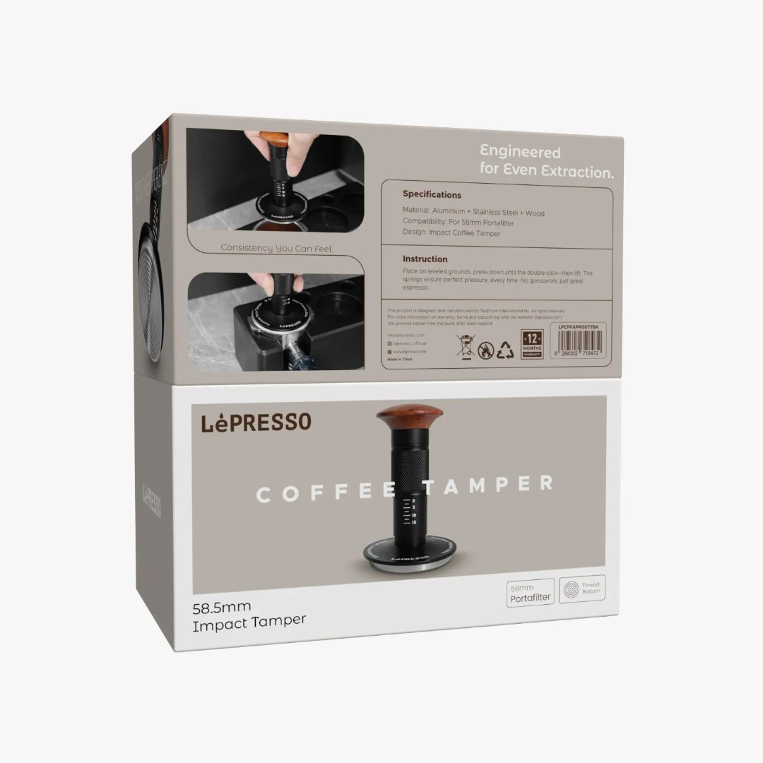 Adjustable Coffee Tamper with Wooden Handle 6