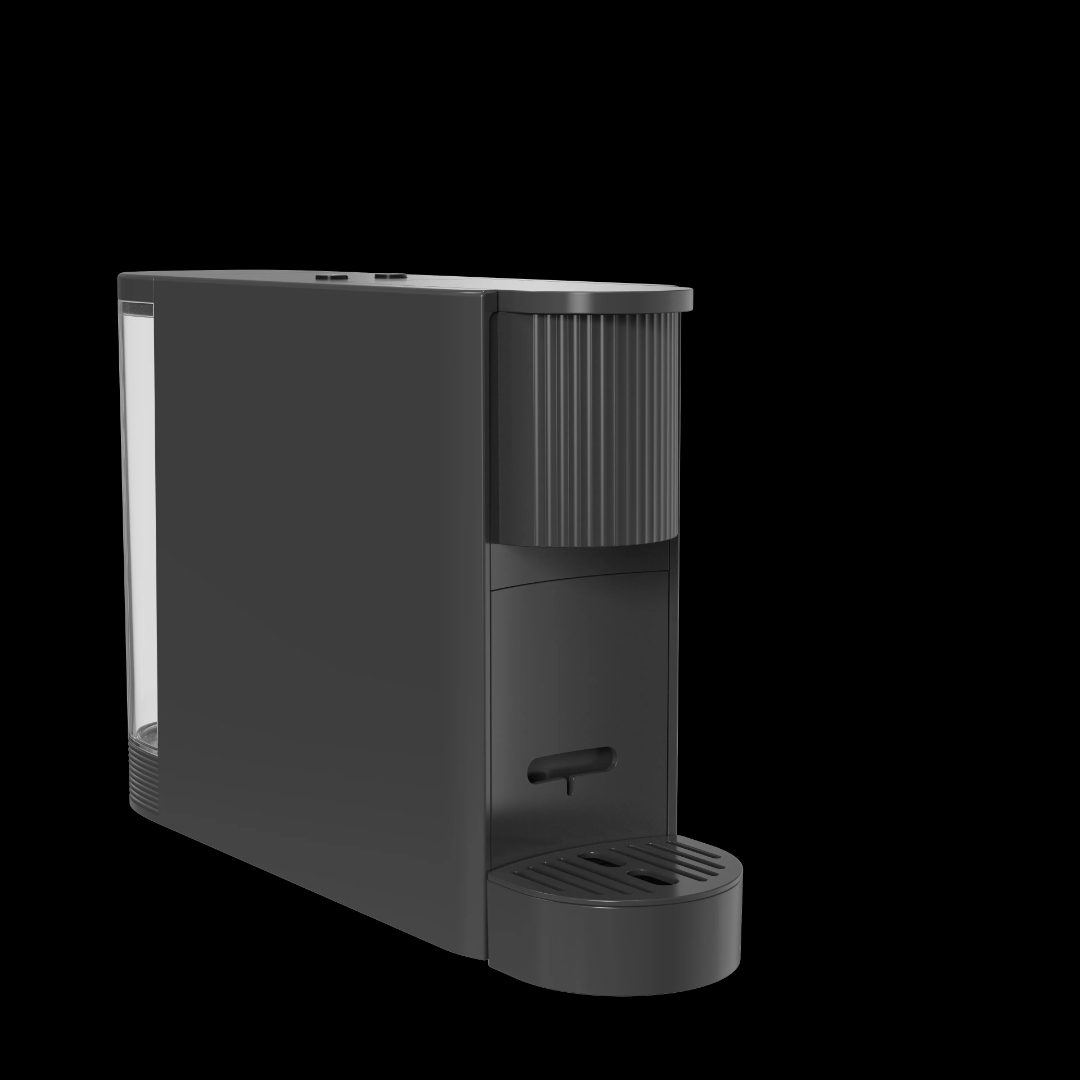Compact Black Coffee Machine 7
