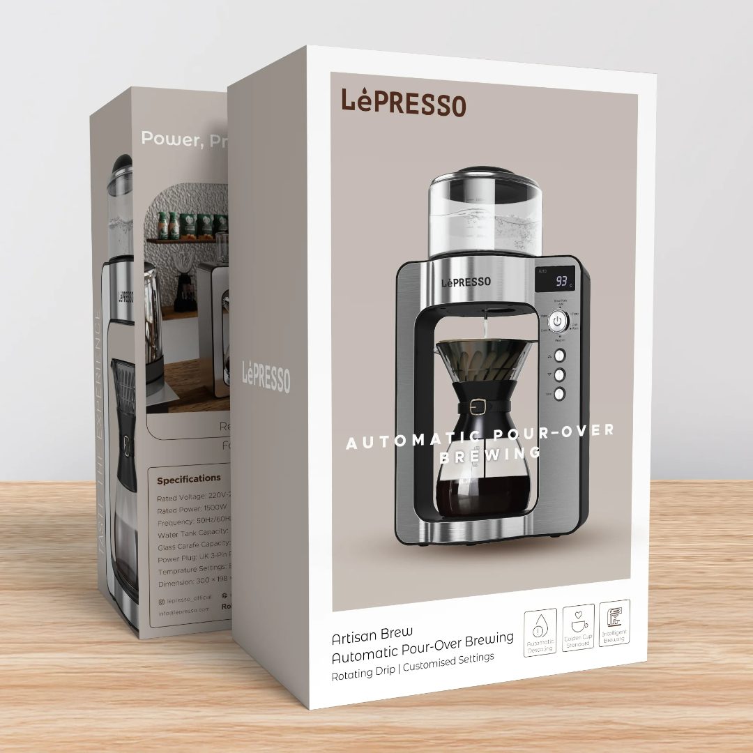 LèPRESSO Automatic Pour Over Coffee Maker 3