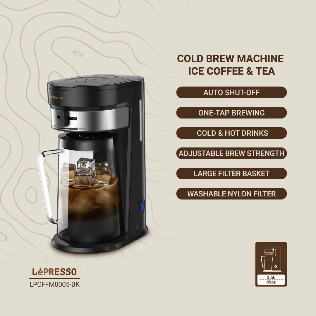 LéPRESSO Iced Coffee Maker 7