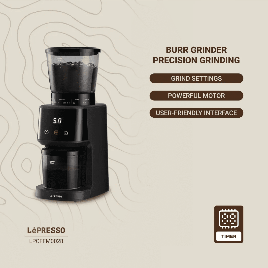 LePRESSO Electric Coffee Grinder 8