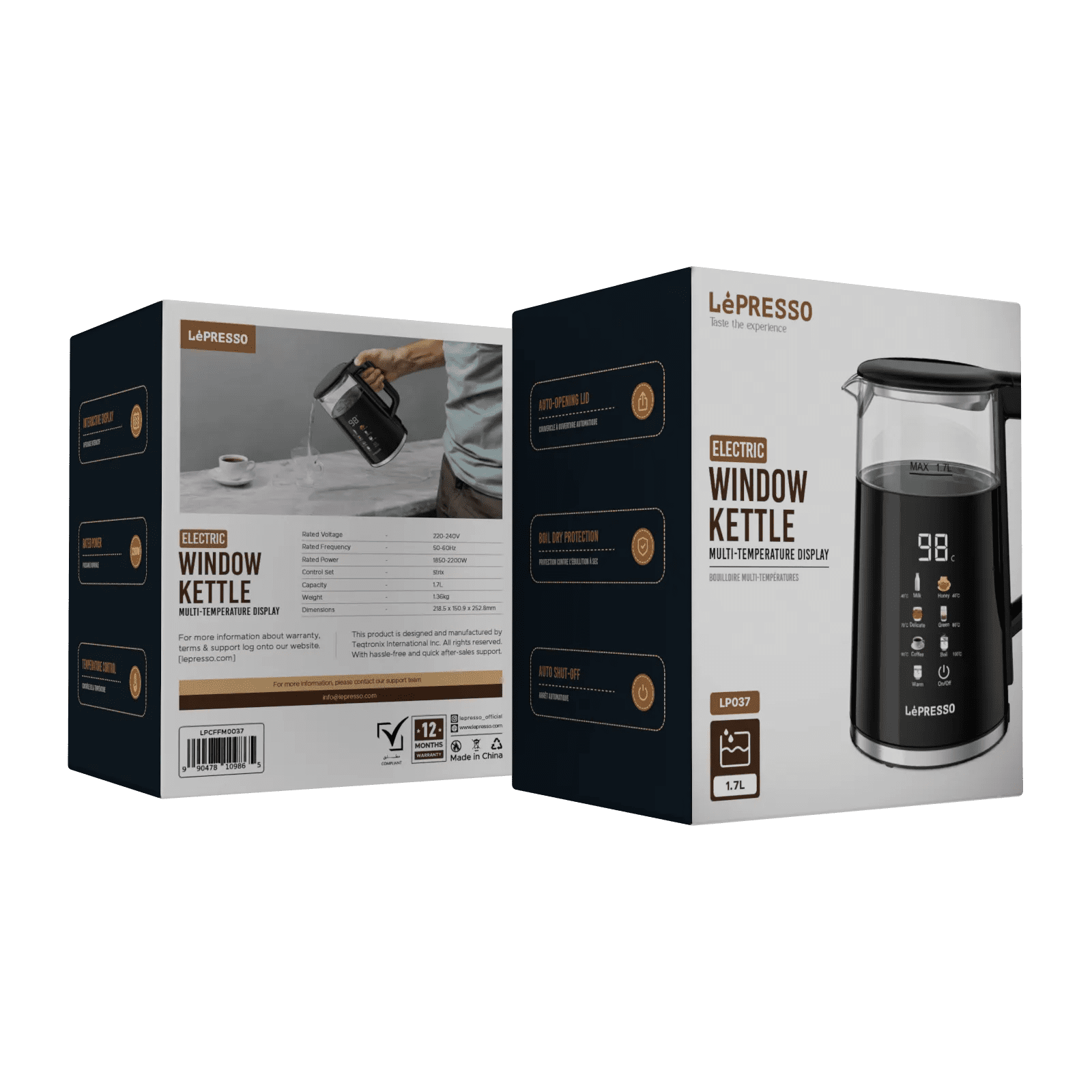 LePRESSO Electric Kettle 1.7L 2