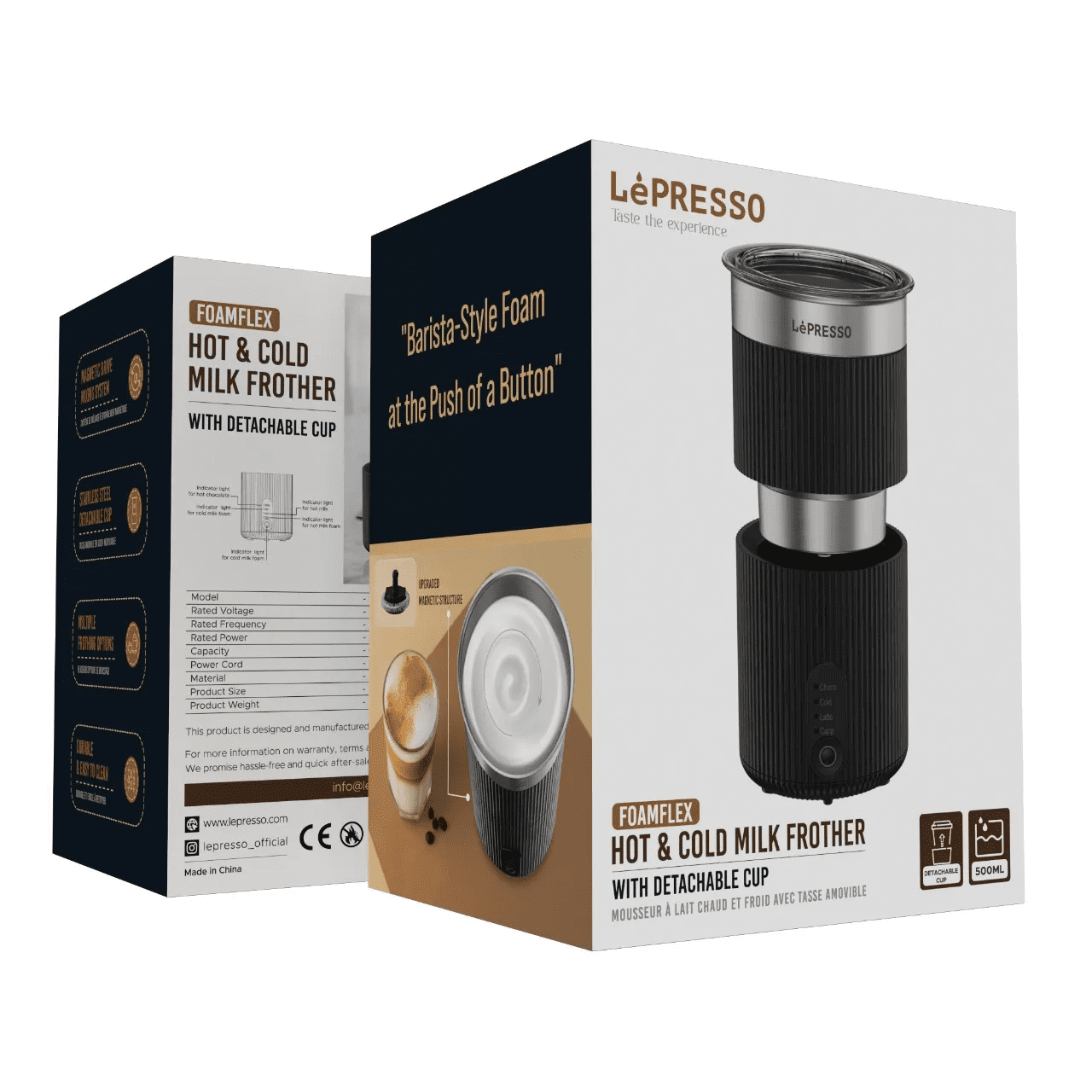 LéPRESSO Portable Milk Frother 5