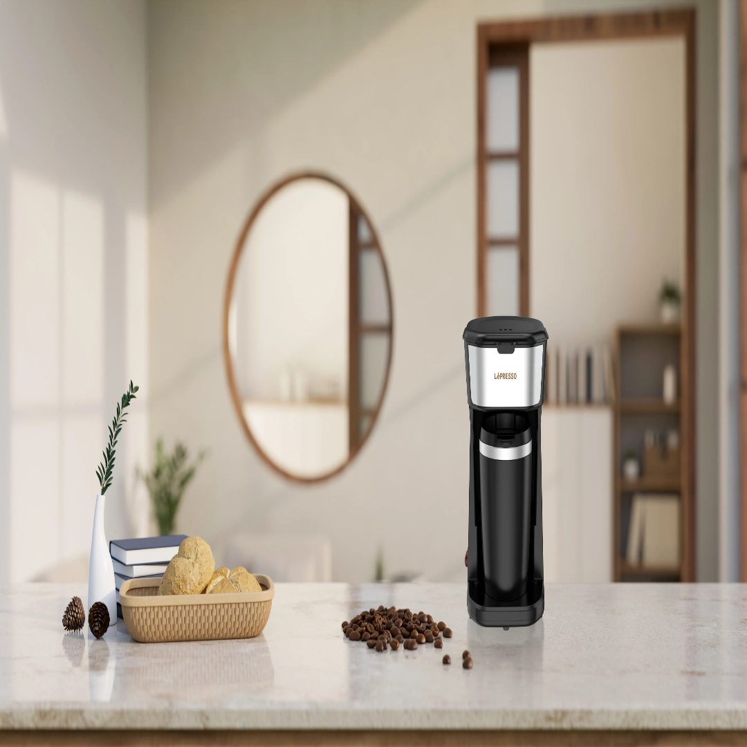 Single Serve Coffee Maker with Travel Mug 2