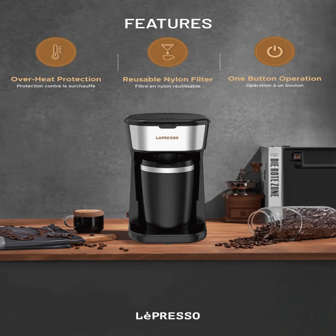 Single Serve Coffee Maker with Travel Mug 5