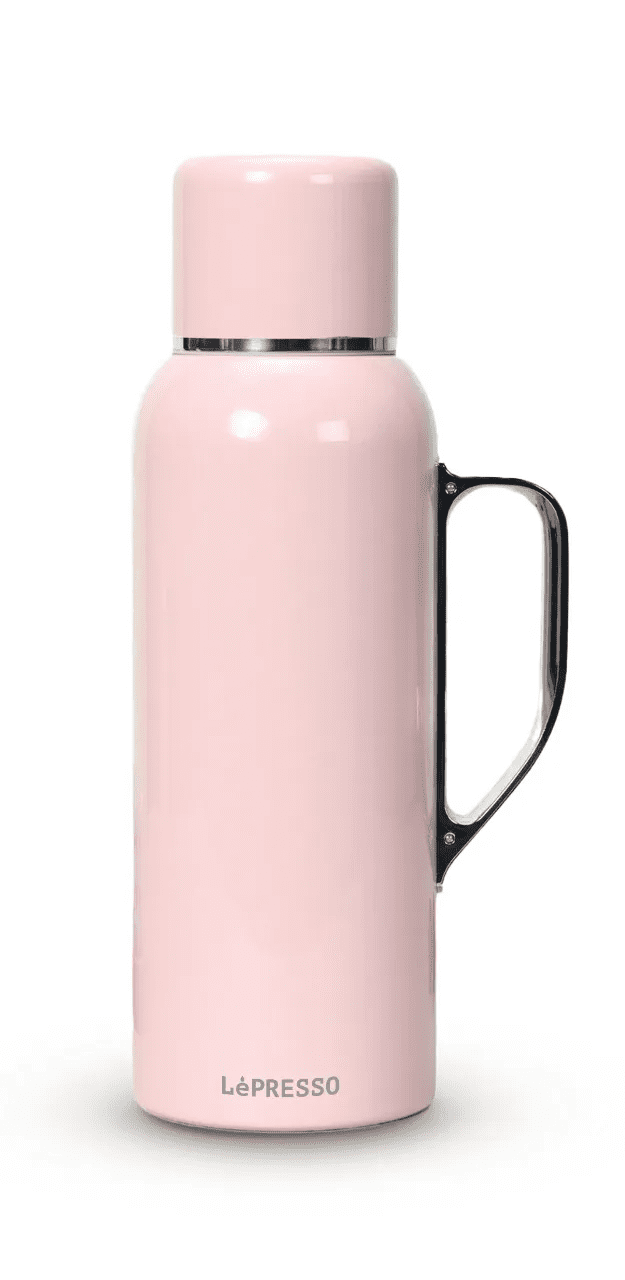 LéPRESSO White Stainless Steel Thermos Flask 2
