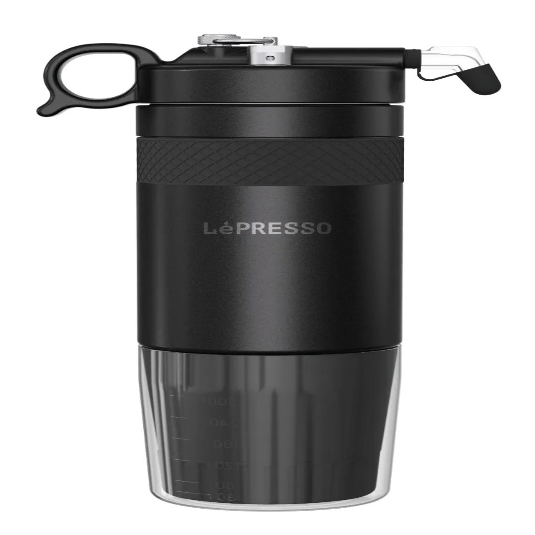 Portable Black Protein Shaker Bottle 2