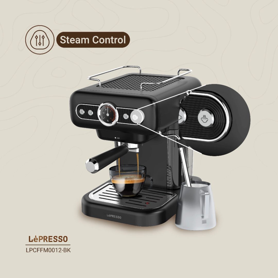 Lepresso Espresso Coffee Machine with Milk Frother 5