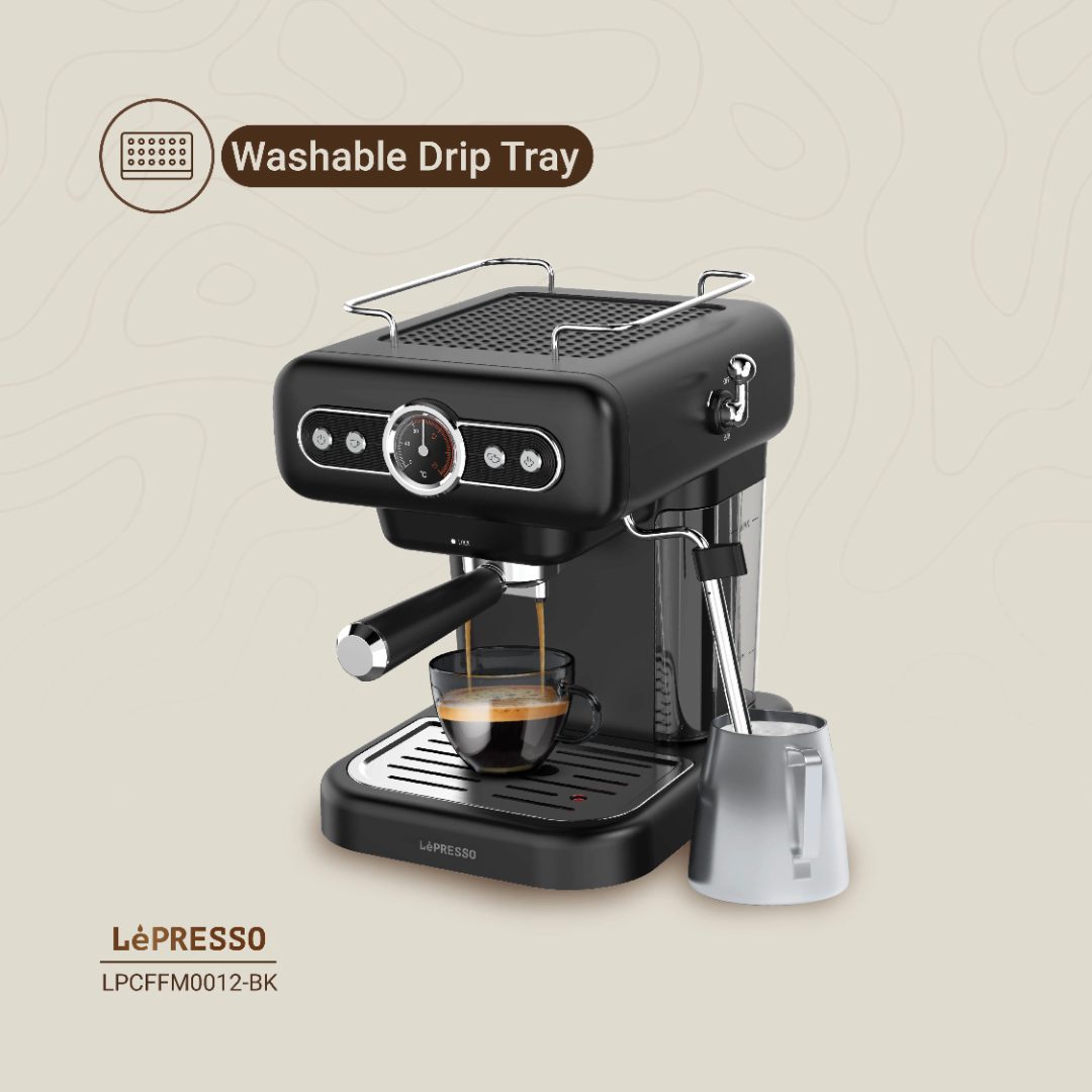 Lepresso Espresso Coffee Machine with Milk Frother 6