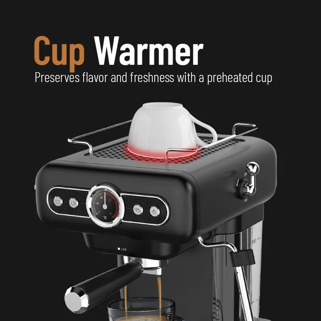 Lepresso Espresso Coffee Machine with Milk Frother 8