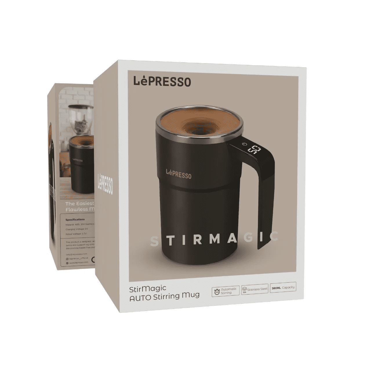 LéPRESSO Electric Milk Frother 3