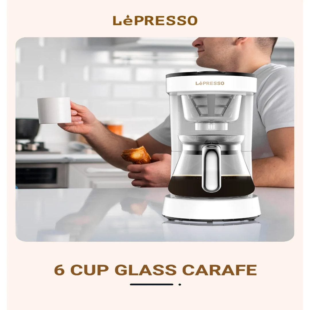 Electric Coffee Maker with Glass Carafe 4