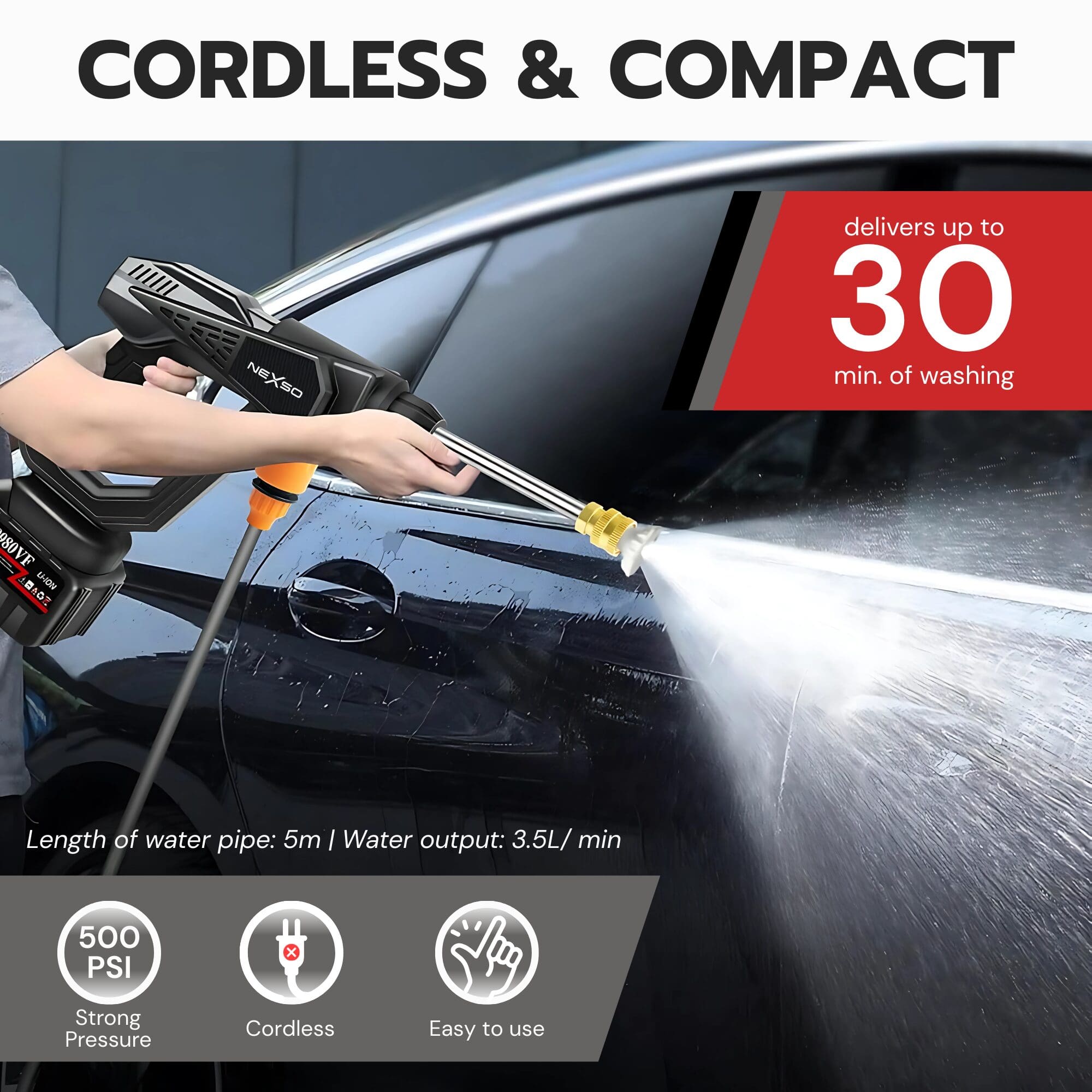 NEXSO Car Pressure Washer 4