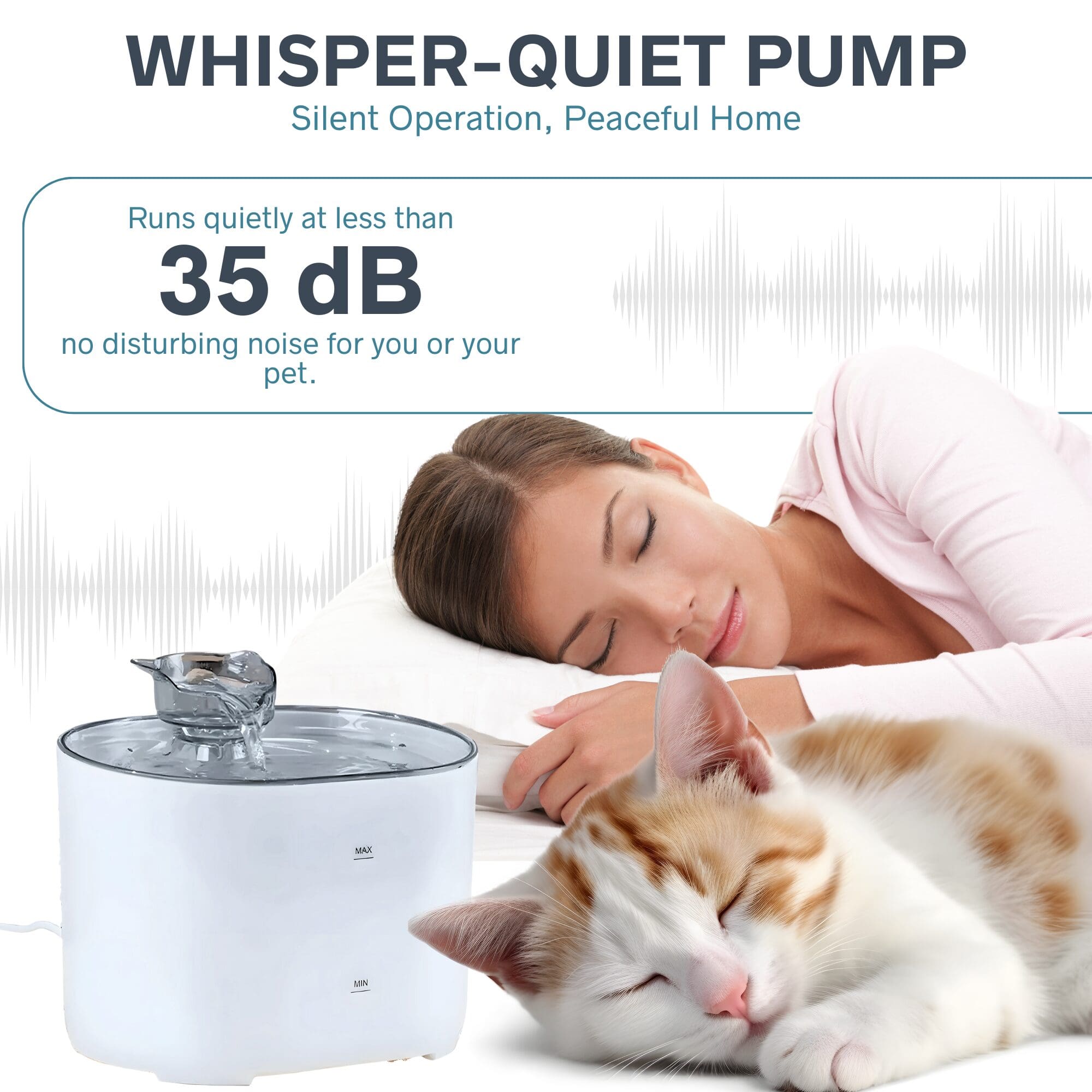NEXSO Automatic Cat Water Fountain 8