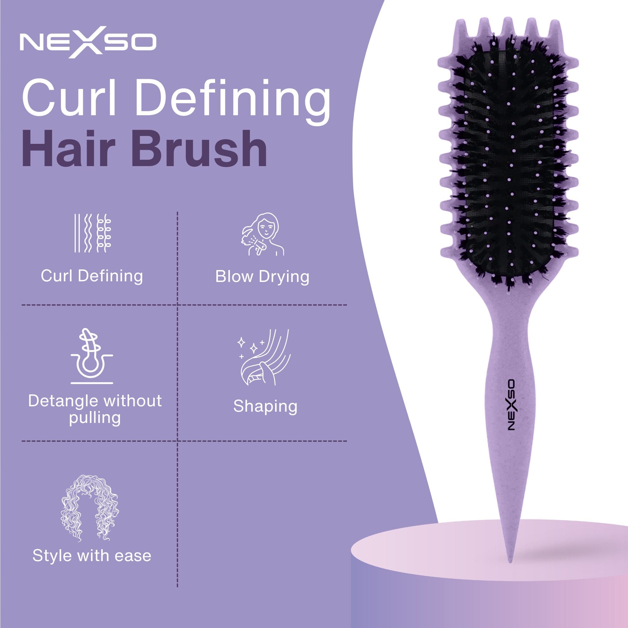 NEXSO - Curly Hair Brush 7