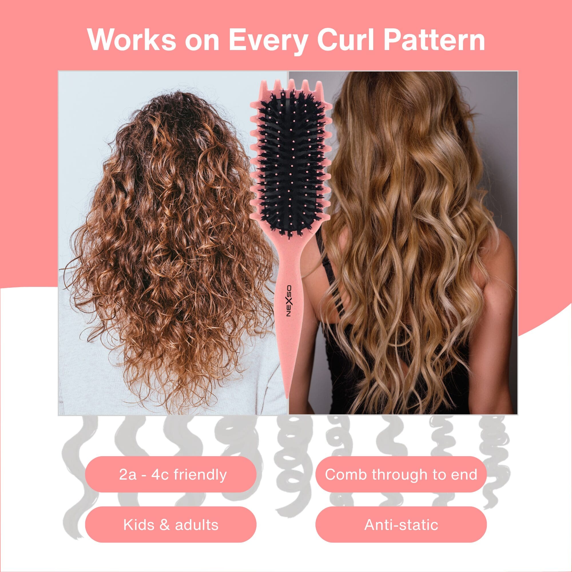 NEXSO - Curly Hair Brush 4