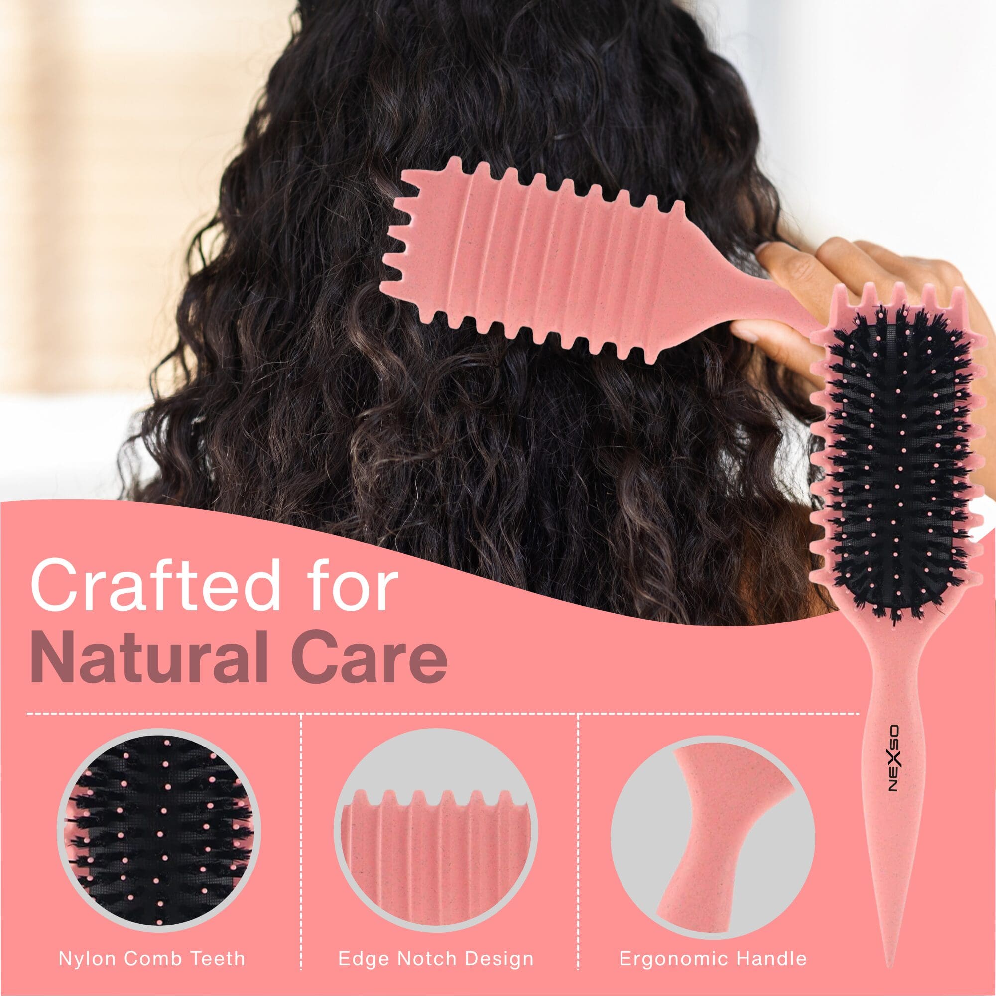 NEXSO - Curly Hair Brush 6