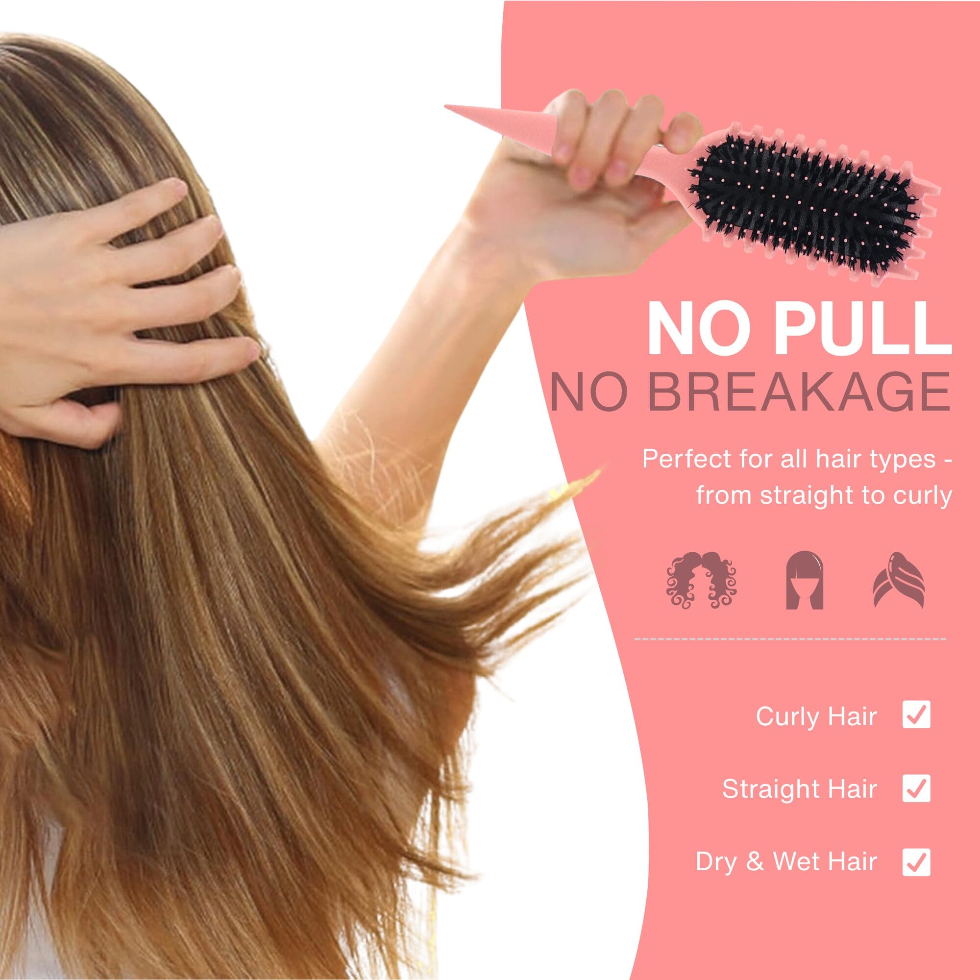 NEXSO - Curly Hair Brush 7