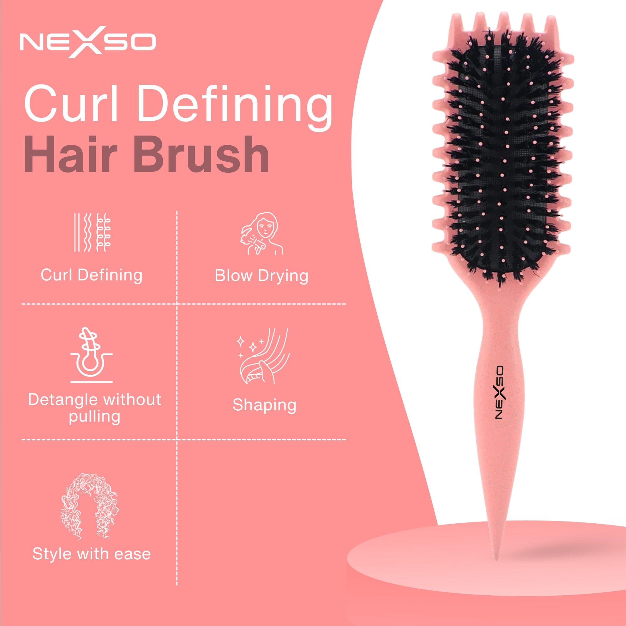 NEXSO - Curly Hair Brush 8