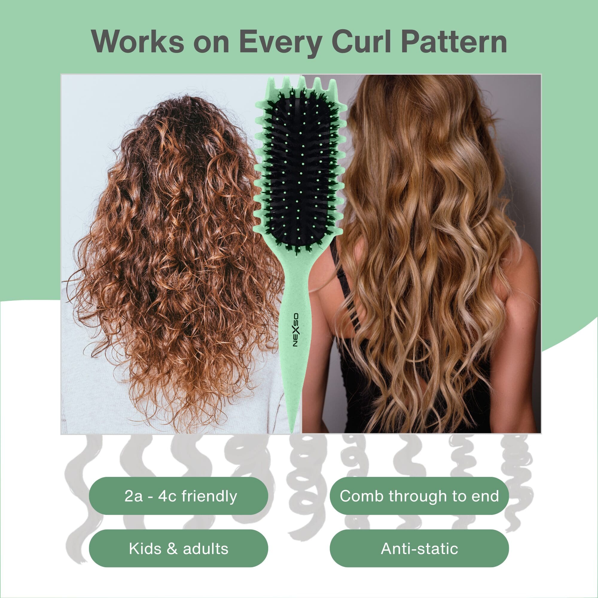 Nexso - Curly Hair Brush 3