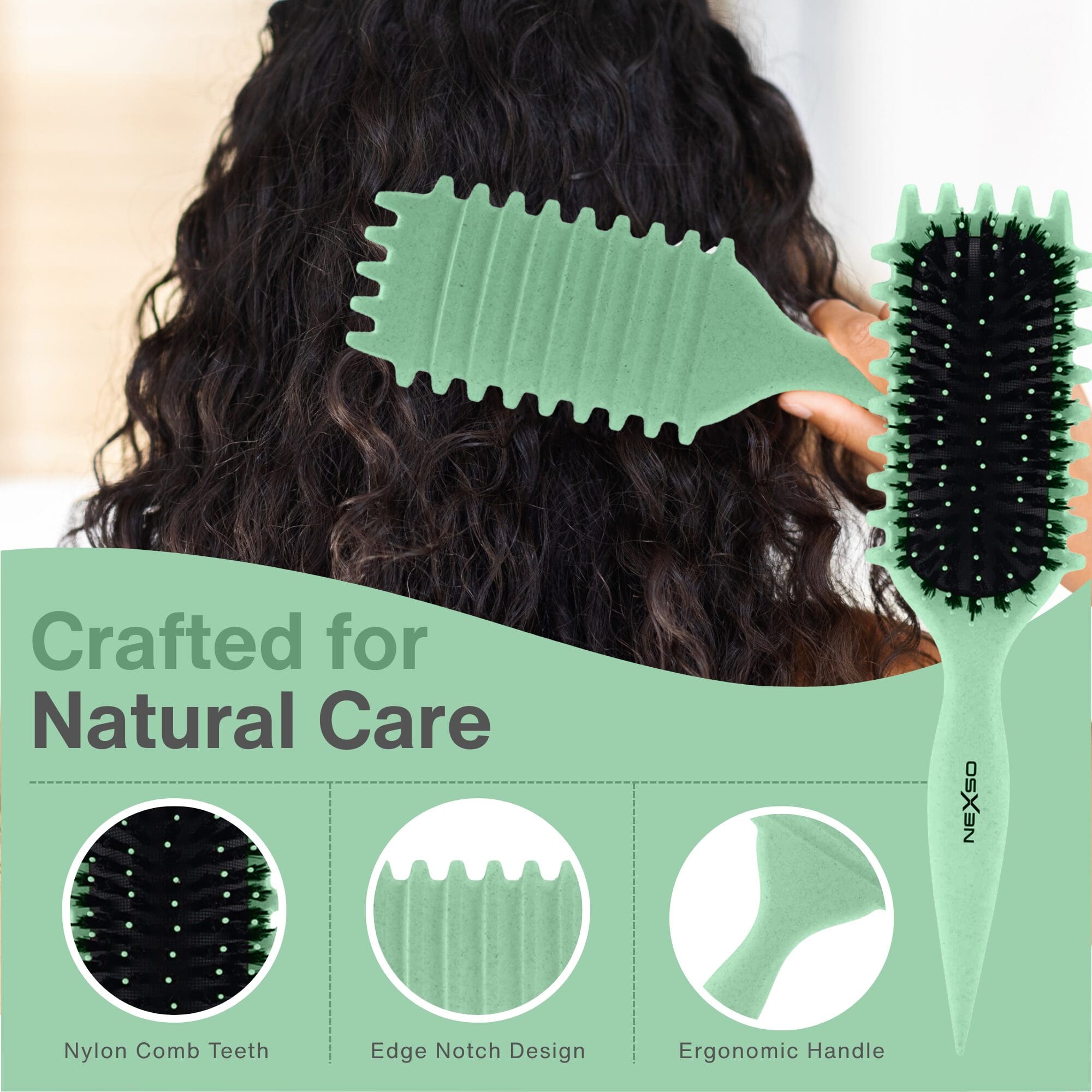 Nexso - Curly Hair Brush 5