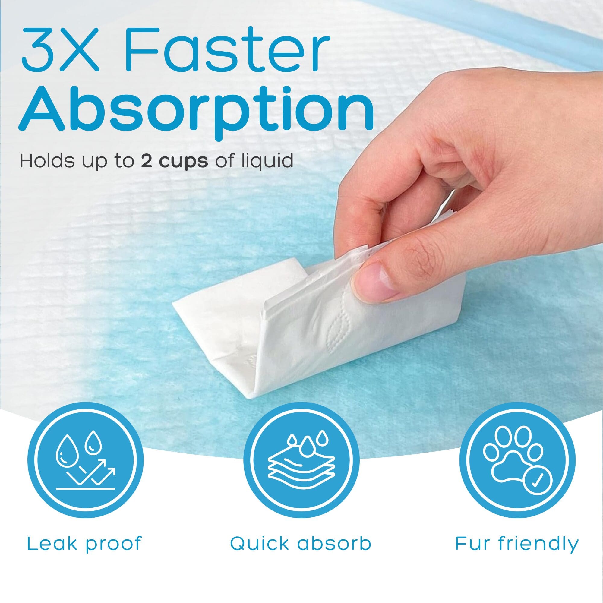 NEXSO - Dog Pee Pads 100pcs 4