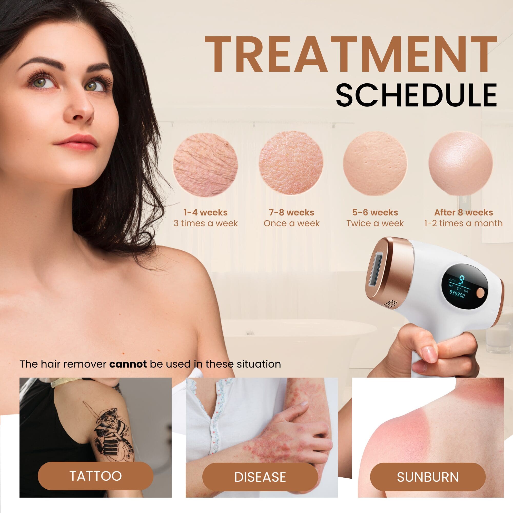 NEXSO IPL Hair Removal Device 7