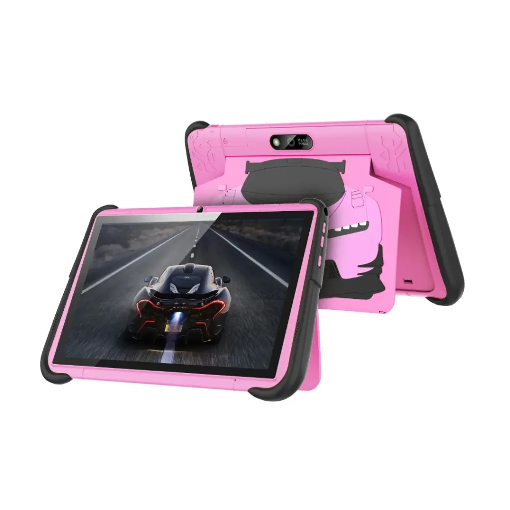 Kids Tablet with Shockproof Sports Car Kickstand Case 4