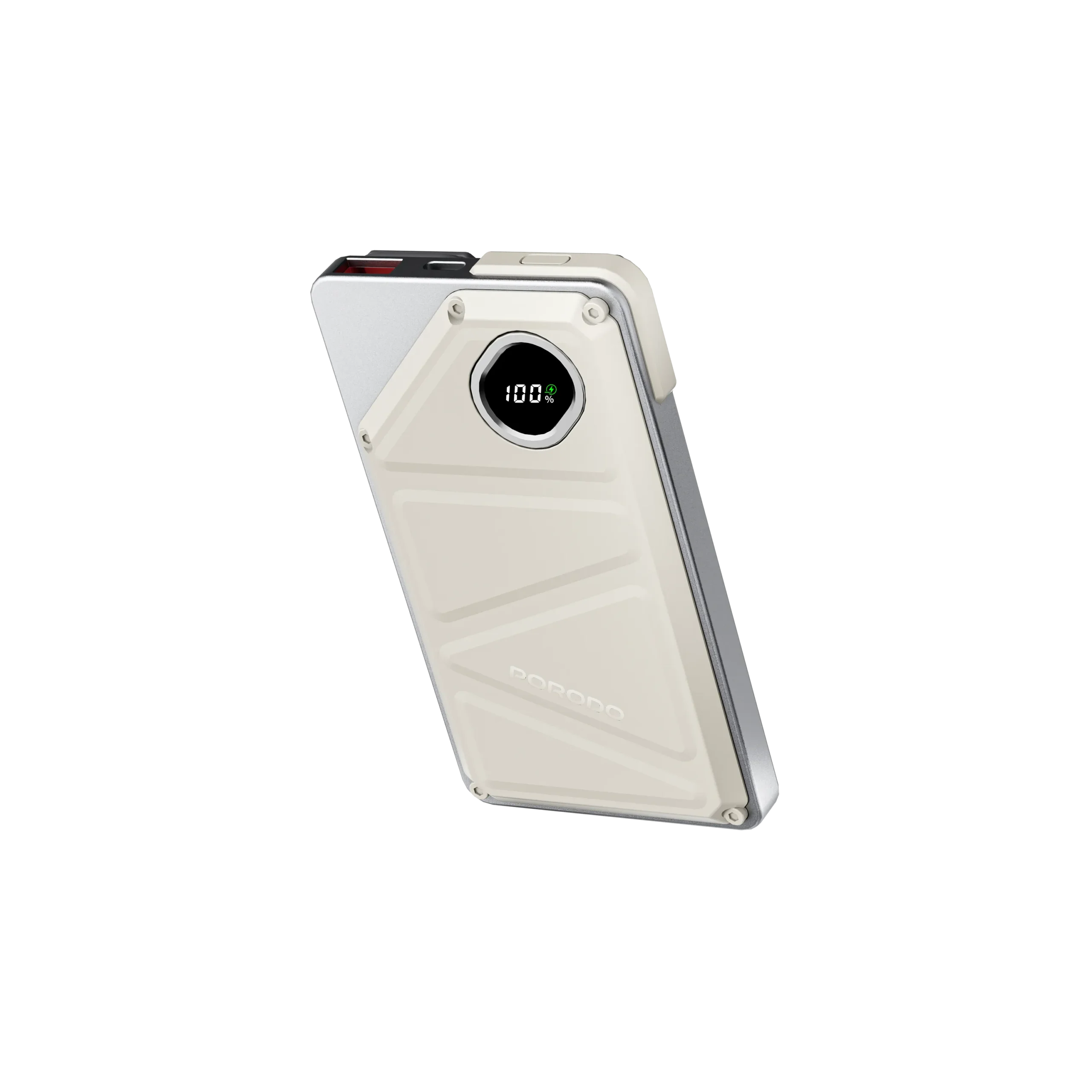 Porodo 10000mAh Power Bank Built-In Type-C &amp; Lightning 3