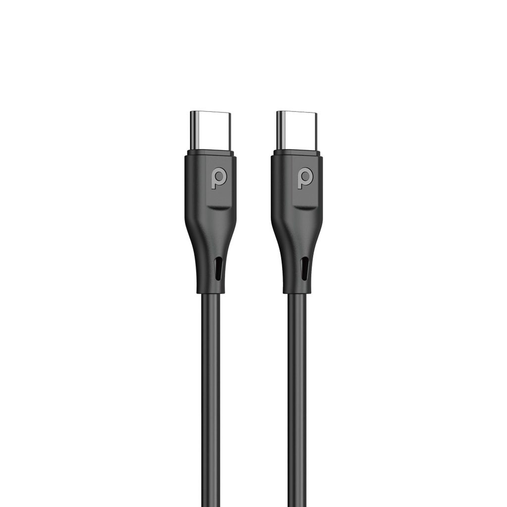 Porodo 20W Single USB C Charger UK With Type C to C Cable 1.2M 3