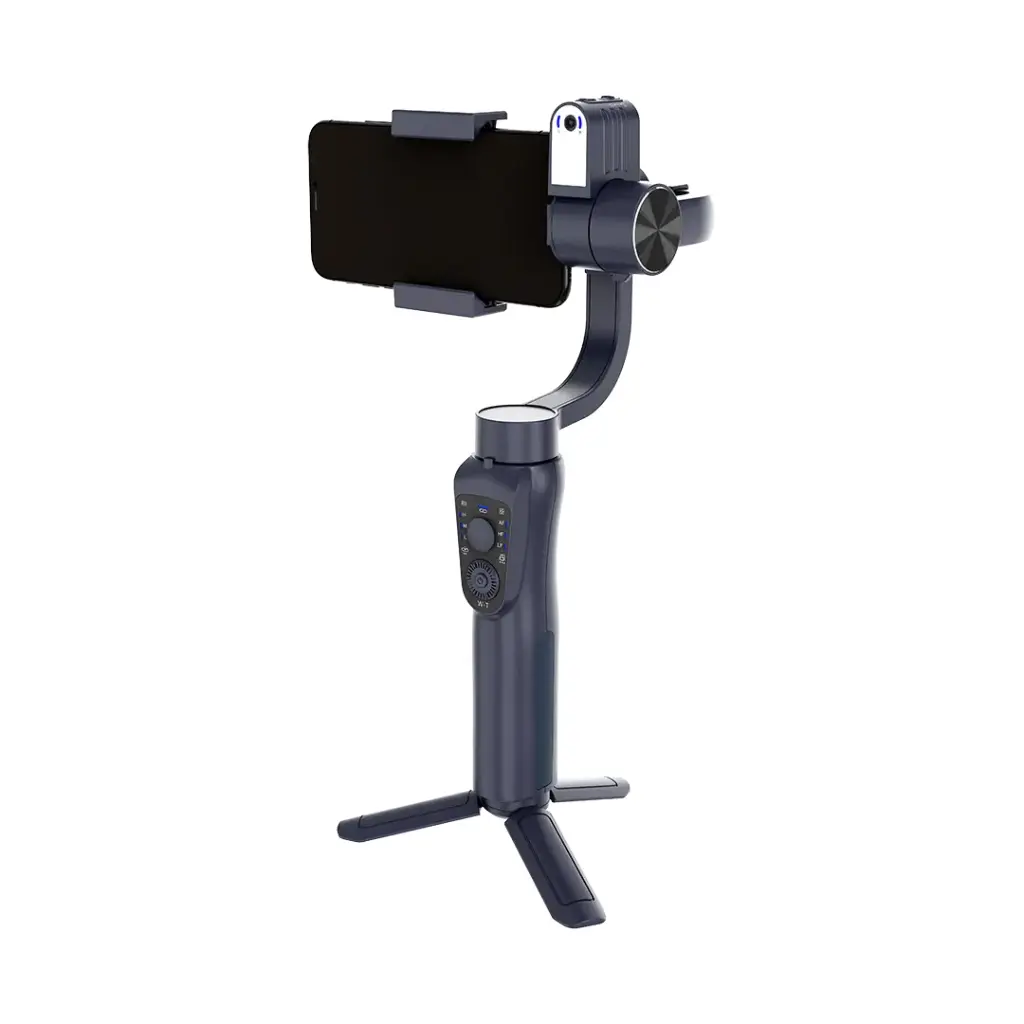 Porodo 3-Axis | Ai Tracker &amp; Light Gimbal stabilizer 3