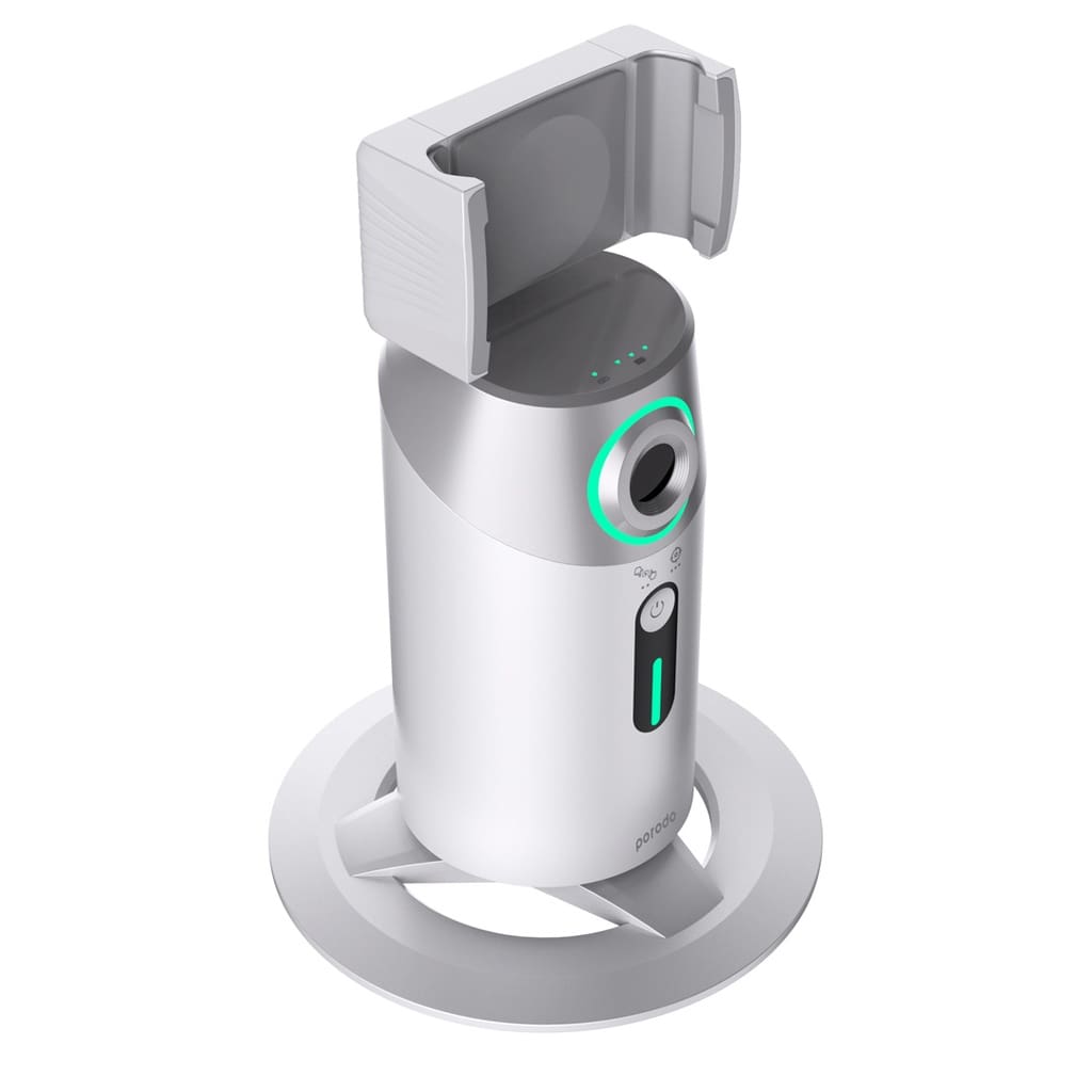 Porodo 360° Rotation AI Face Tracking with Remote Control 3