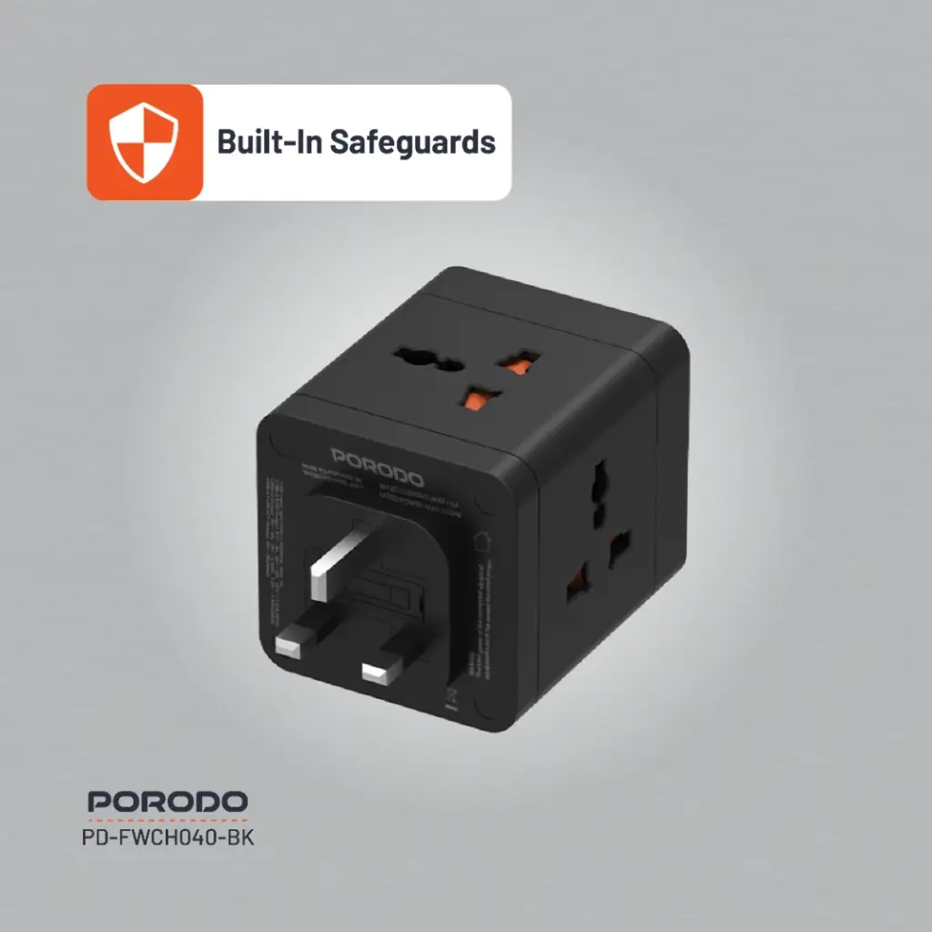 Porodo 4 AC Universal Power Block 3
