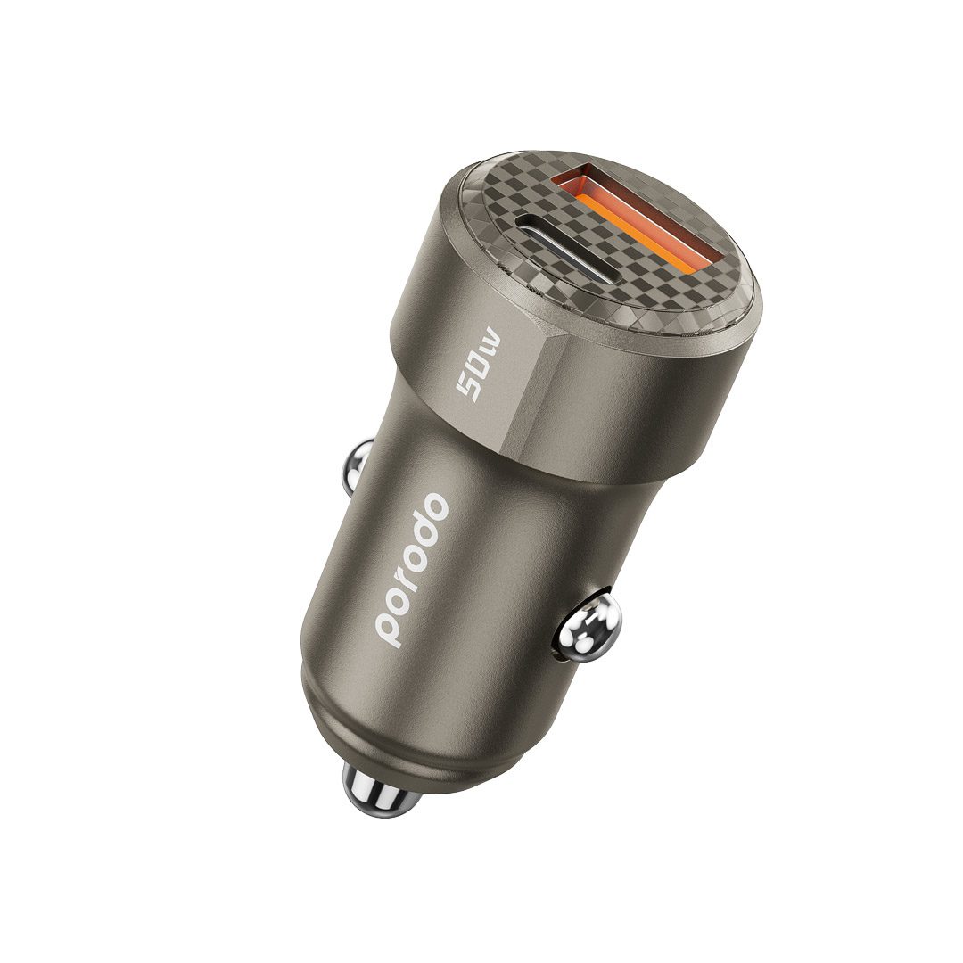 Porodo 50W Dual Output Car Charger 3