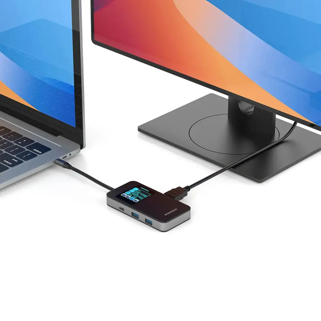 Porodo 6 IN 1 Multi-Port USB-C Hub 2