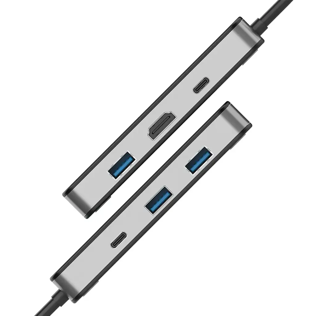 Porodo 6 IN 1 Multi-Port USB-C Hub 5