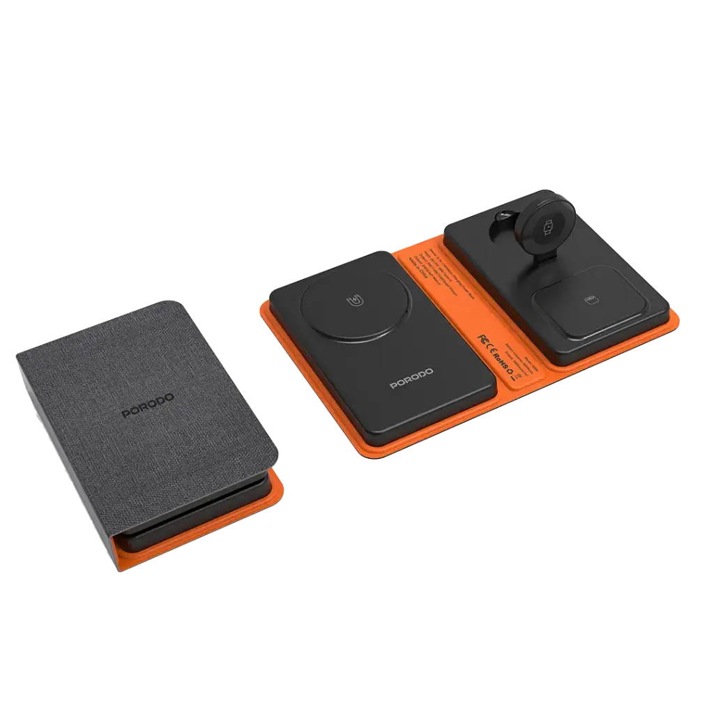 Porodo 8000mAh Folding 4-Device Charger 8