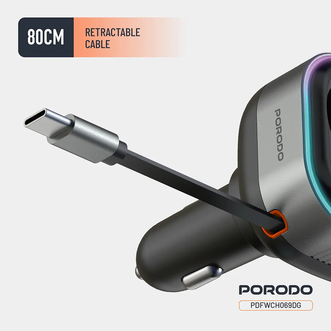 Porodo Audio Boost Bluetooth FM Transmitter 5