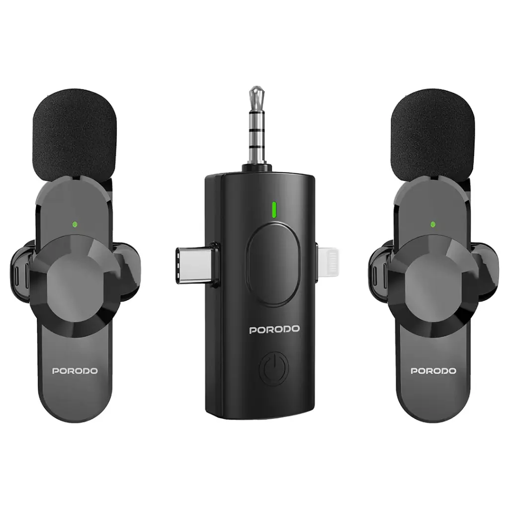 Porodo Audix Elite 3 In 1 Lavalier Microphone 4