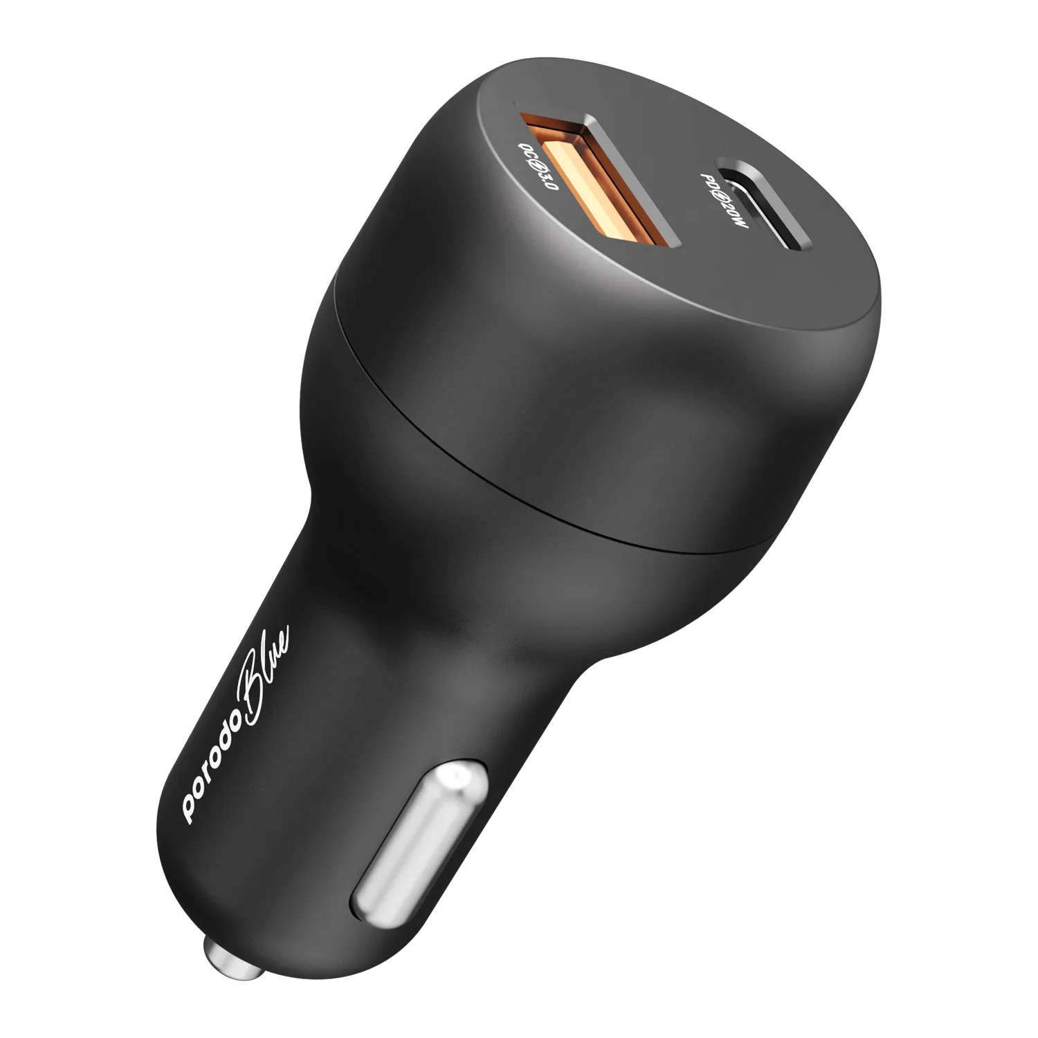 Porodo Blue Dual Port Car Charger 2