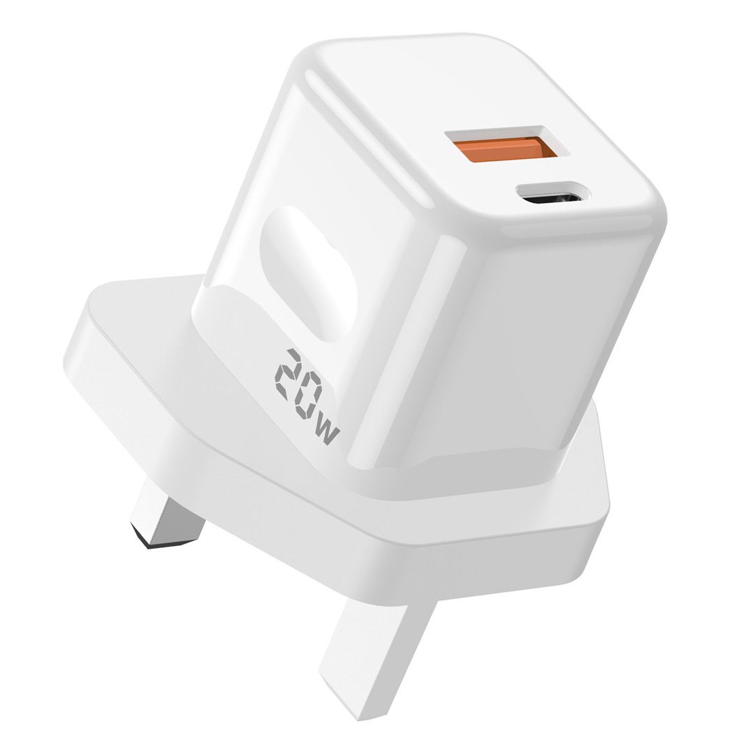 Dual Port USB Wall Charger with UK Plug 3