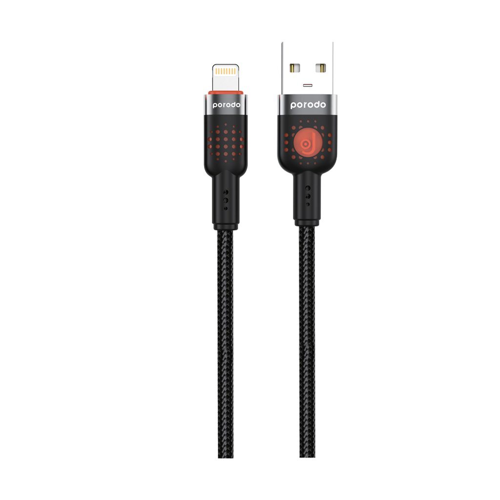 Porodo Braided USB-A to Lightning Cable 4