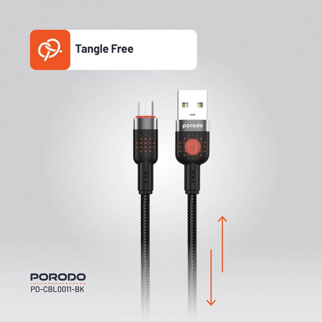 Porodo Braided USB-A to Micro USB Cable 7