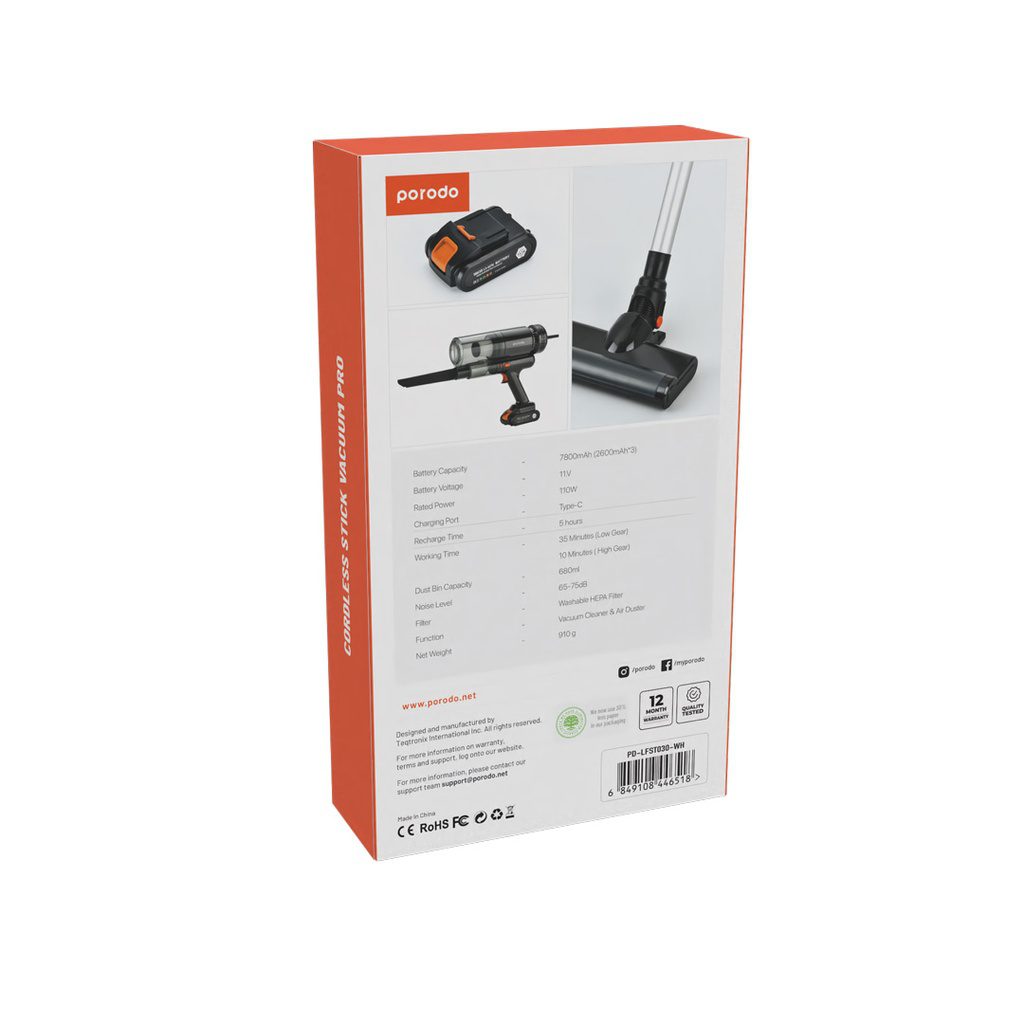 Porodo Cordless Stick Vacuum Pro 2