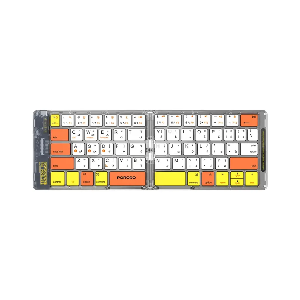 Porodo Crystal Shell Wireless Keyboard 2